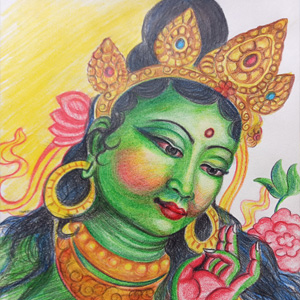 imartisan-pencil-color-medieval-paintings-nepal-04