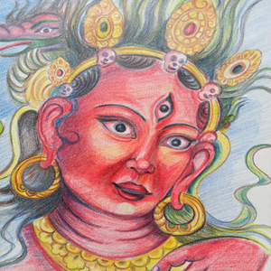 imartisan-pencil-color-medieval-paintings-nepal-05