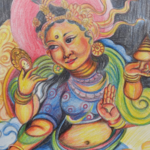 imartisan-pencil-color-medieval-paintings-nepal-06