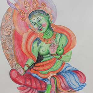 imartisan-pencil-color-medieval-paintings-nepal-08
