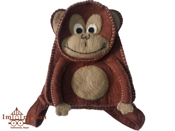 felt-monkey-bag-hand-made-in-nepal-nepali-artisans-imartisan