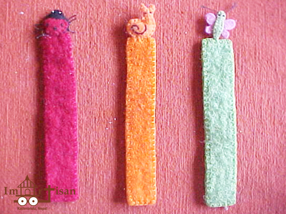 felt-insect-bookmarks