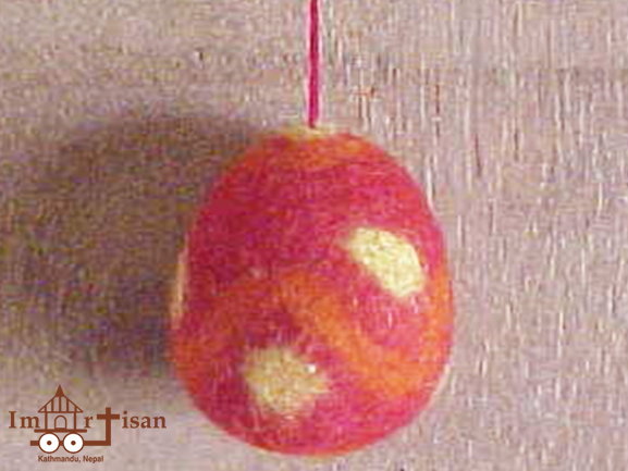 felt-ornament-ball-dots-wave-design